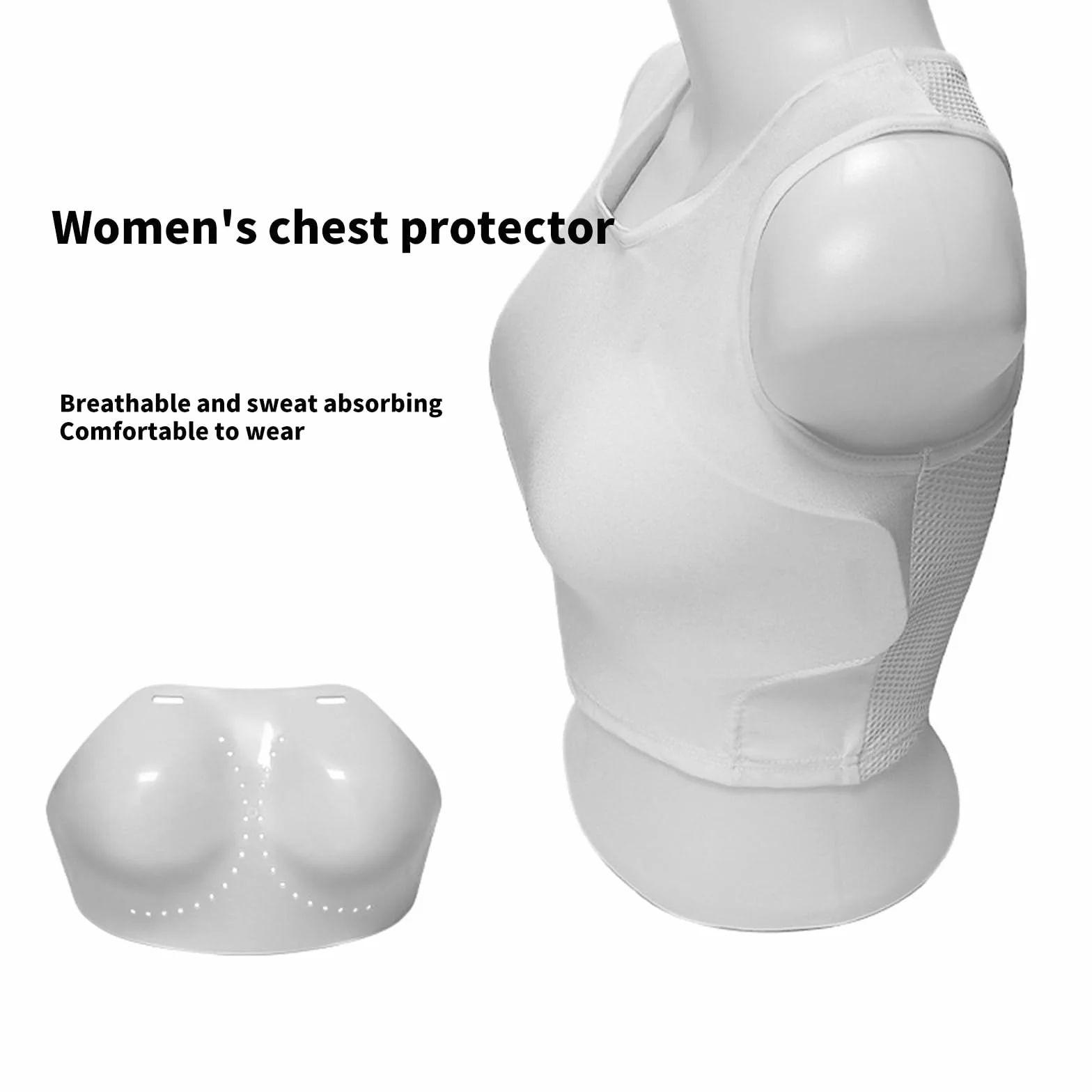 Protector de pecho de karate para mujer, boxeo femenino, accesorios artes marciales