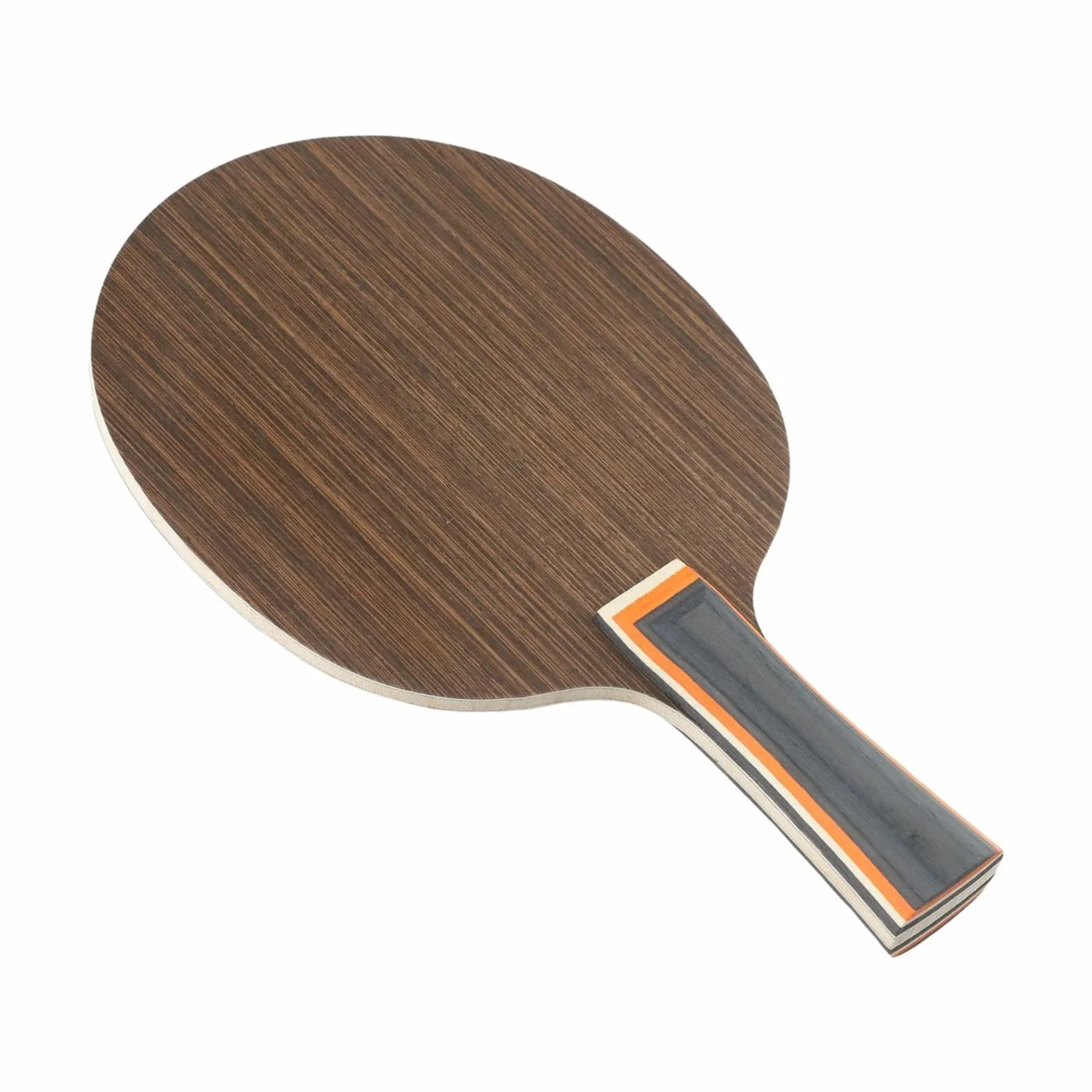 Hoja de tenis de mesa de madera de 5 capas, raqueta de agarre horizontal profesional