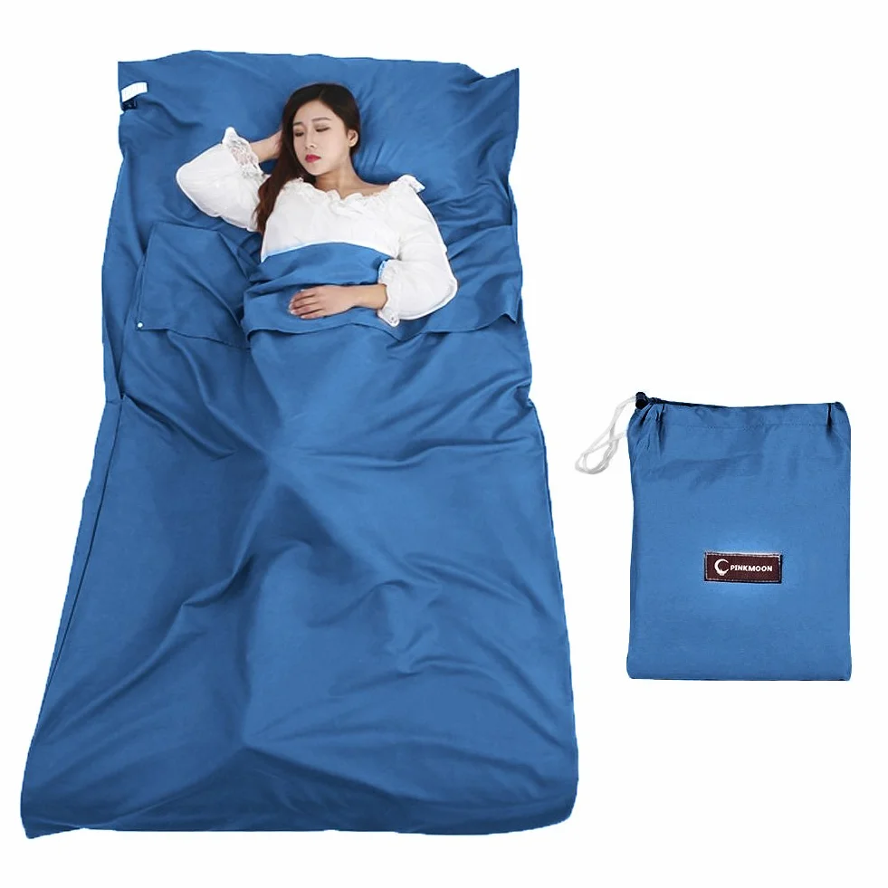 Saco de Dormir Suave y Ligero para Camping, Hostales, Hoteles y Viajes de Verano