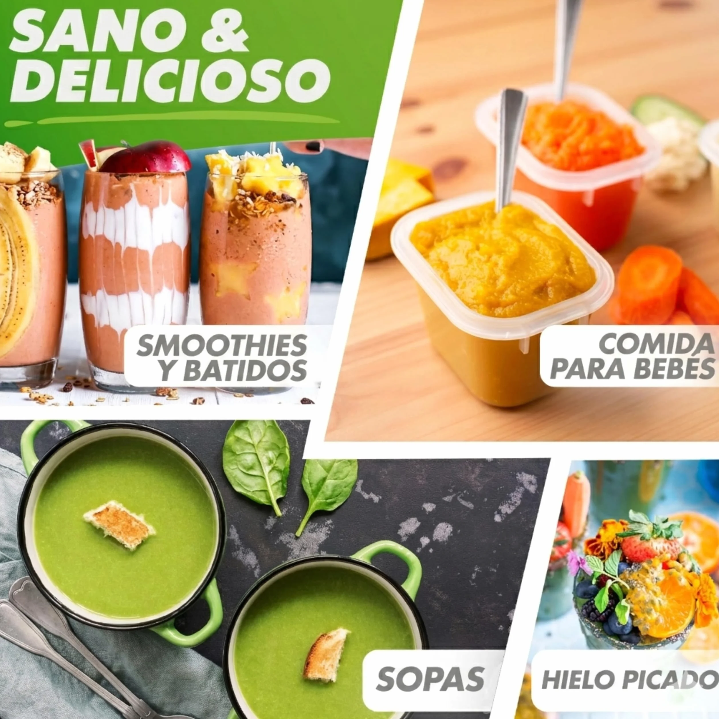 Nutri-Blender MAX Licuadora de Alto Rendimiento 2000W Batidora de Vaso Batidora de Smoothie Profesional Mezcladora de Batidos - 2L Tritan, LIBRE DE BPA, 9 Velocidades, Temporizador Digital