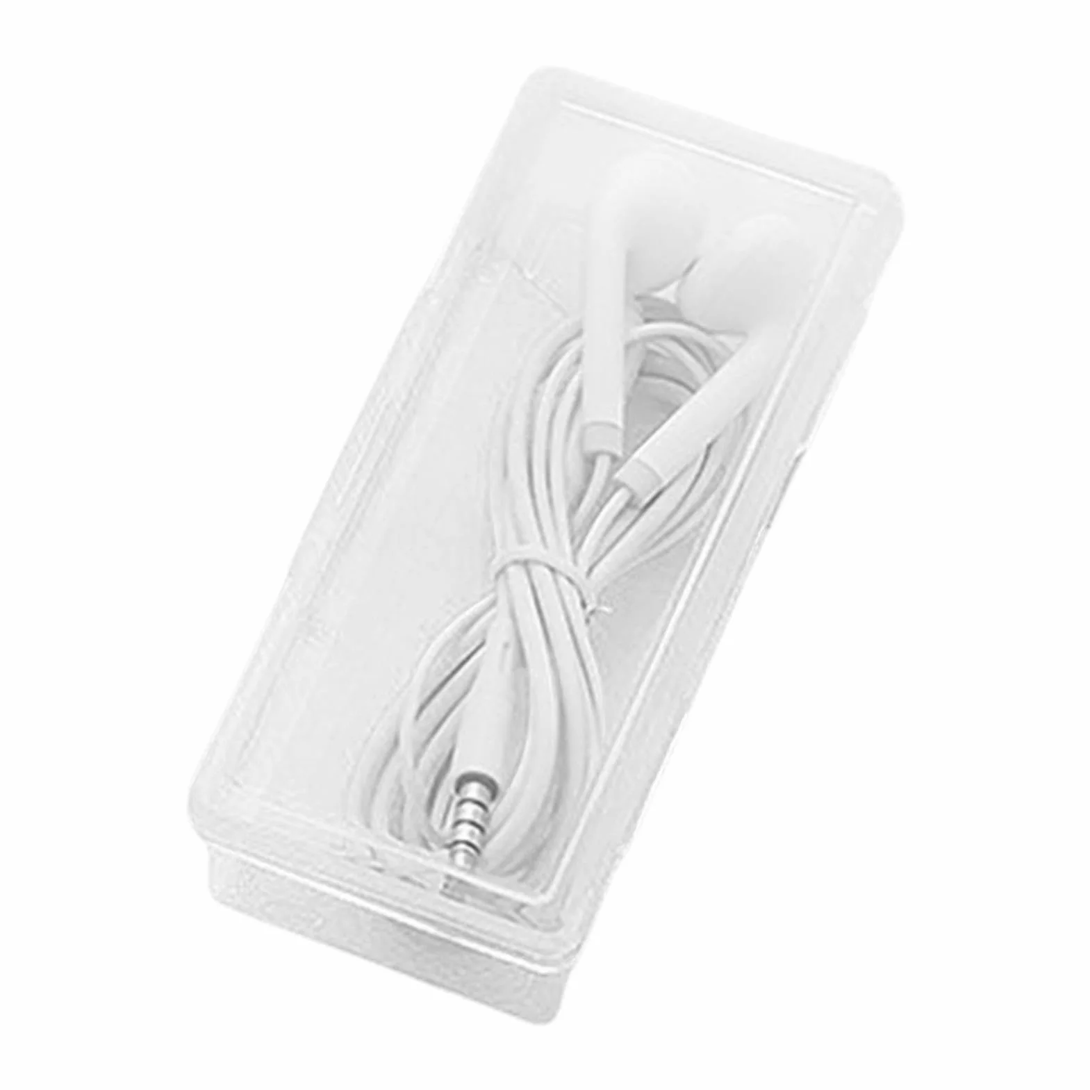 Hisopo de algodón – Organizador de soporte para uso de tocador, estuche de almacenamiento portátil transparente con compartimento compacto y recipiente de accesorios de baño para palillos de oídos