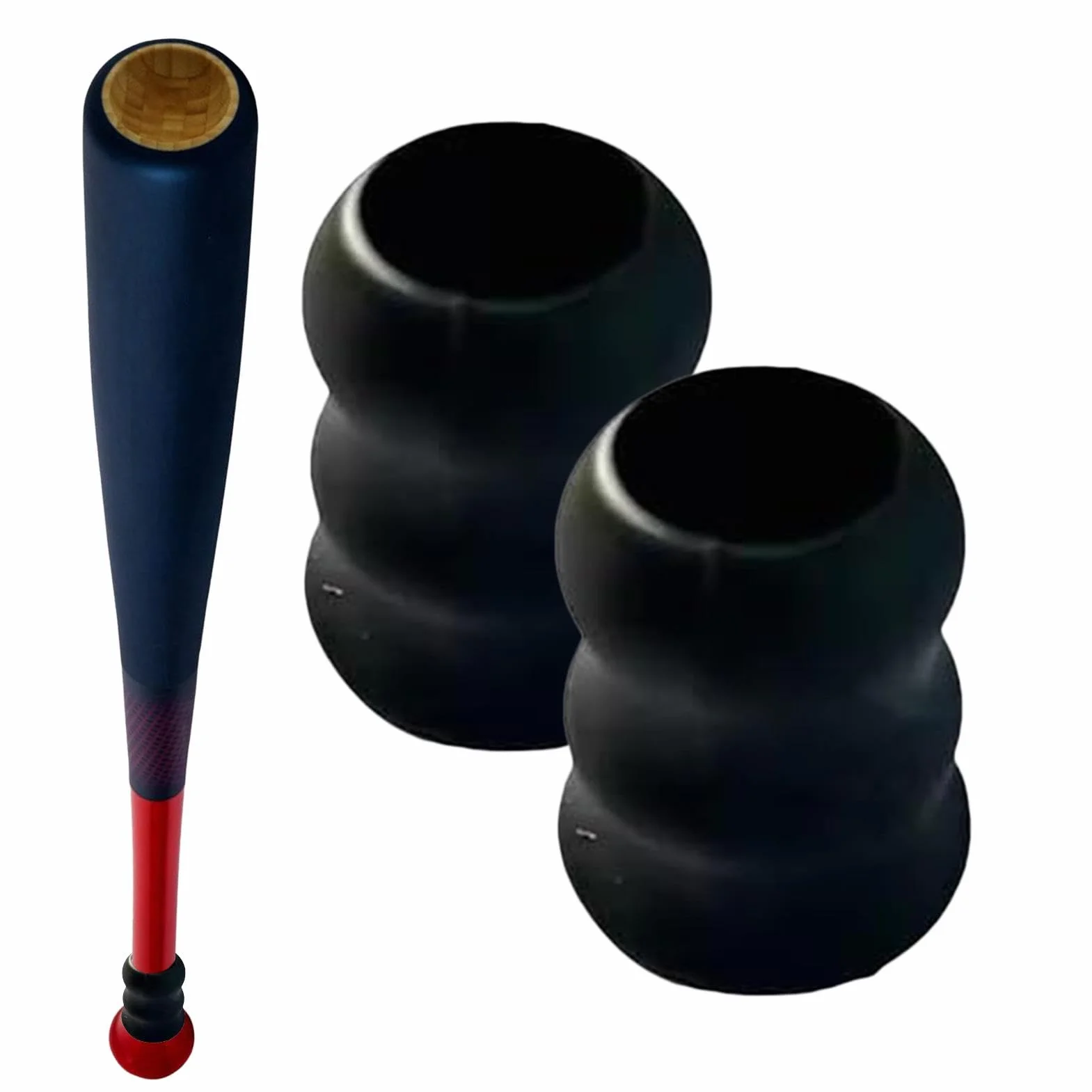 Reemplazo de agarre para bate de béisbol, silicona antideslizante, accesorios de béisbol y sóftbol