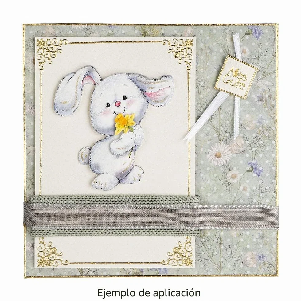Ideen mit Herz Papeles Duo-Design | Bloc con 20 Hojas de Craft | 25 x 25 cm | 250g/m² | Impreso por Ambas Caras | Papel de Diseño con Motivos | Ideal para Scrapbooking (Decoración 02)