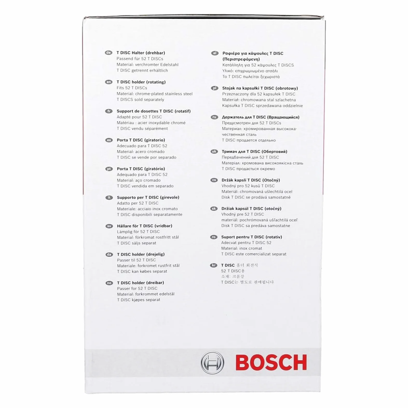 LUTH Premium Profi Parts Soporte para cápsulas de café compatible con Bosch 00574959 para máquina de cápsulas Tassimo T-Discs