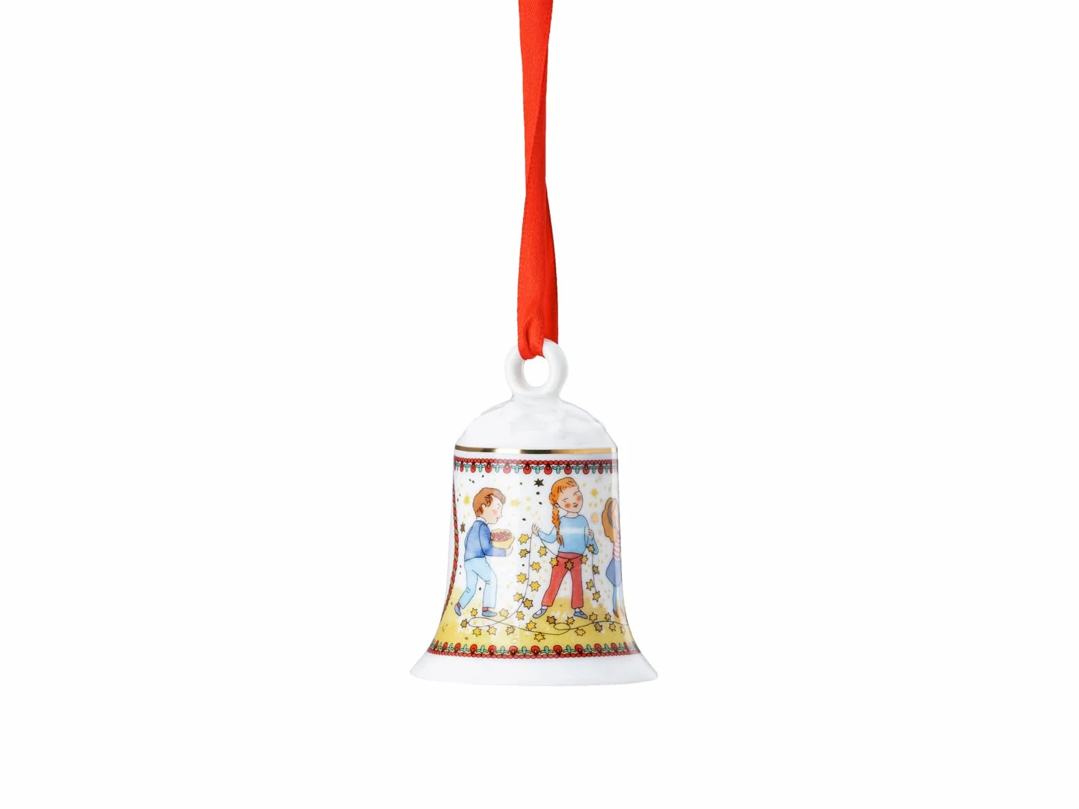Hutschenreuther Serie Coleccionable 2024 Luces navideñas Campana de Porcelana