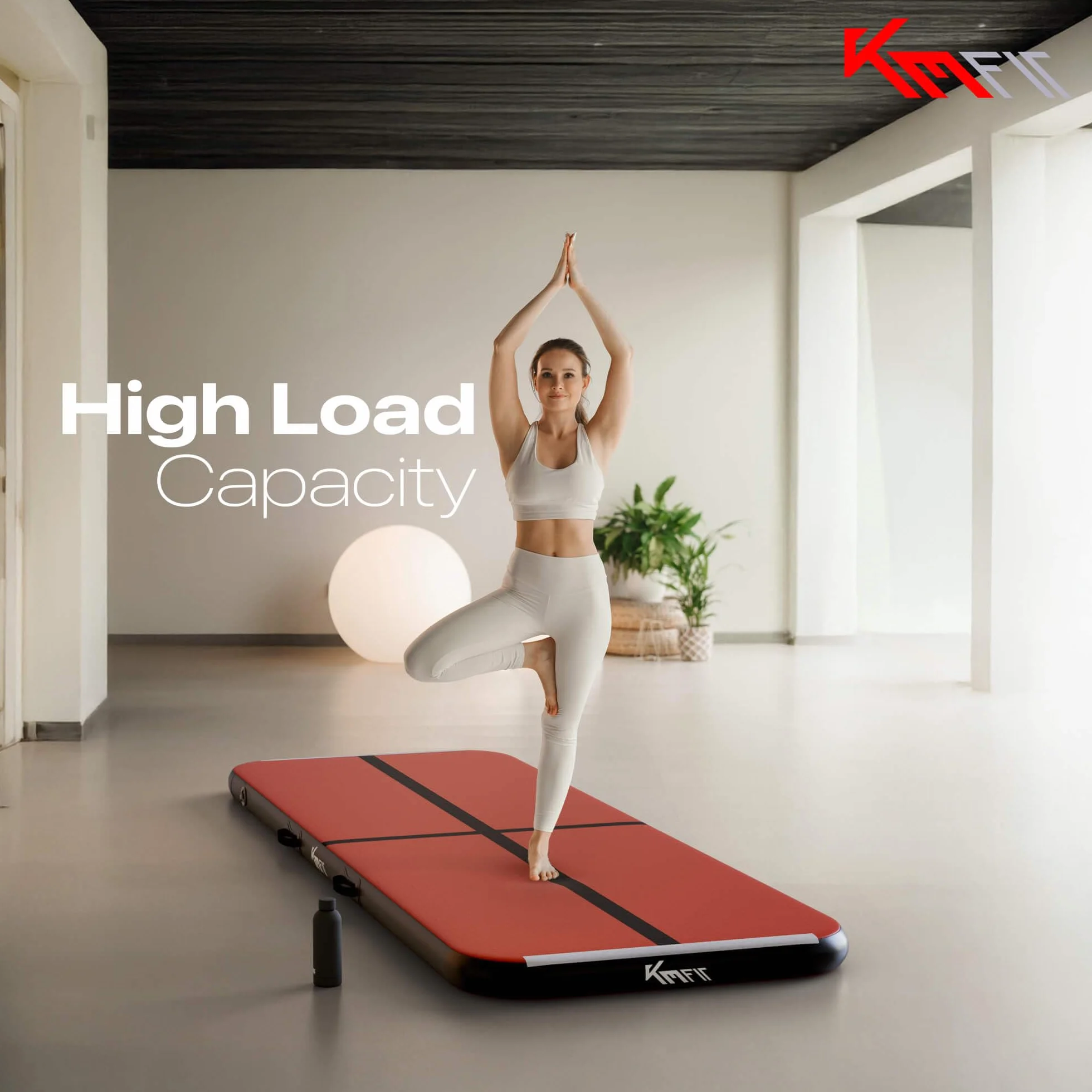 Colchoneta hinchable Airtrack 4m esterilla fitness inflable UV resistente con bomba y parches