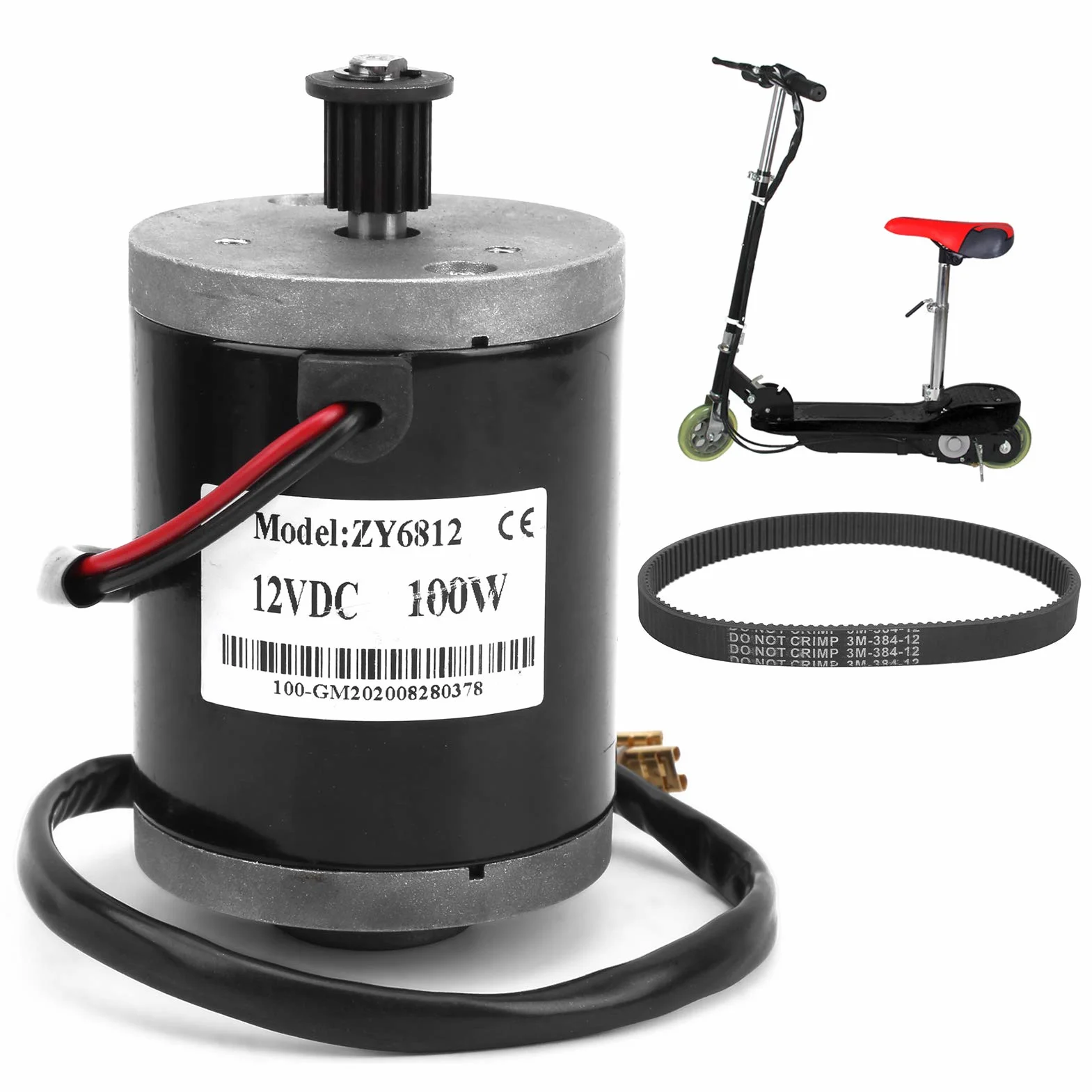 Motor Cepillado 12V 100W para Scooter Bicicleta Eléctrica Alta Velocidad