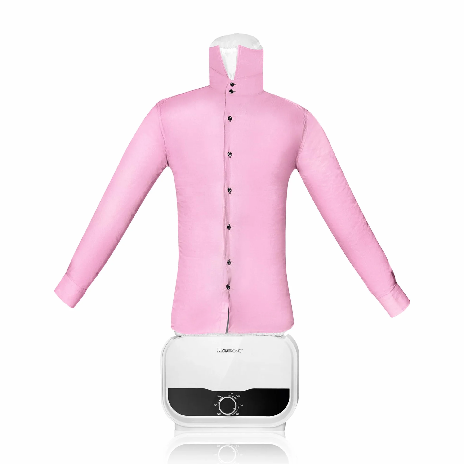 Clatronic® plancha camisas | para camisas, blusas y pantalones sin arrugas | sustituye a la plancha o al centro de planchado a vapor | maniquí de planchado con 1200 vatios de gran potencia | HBB 3734