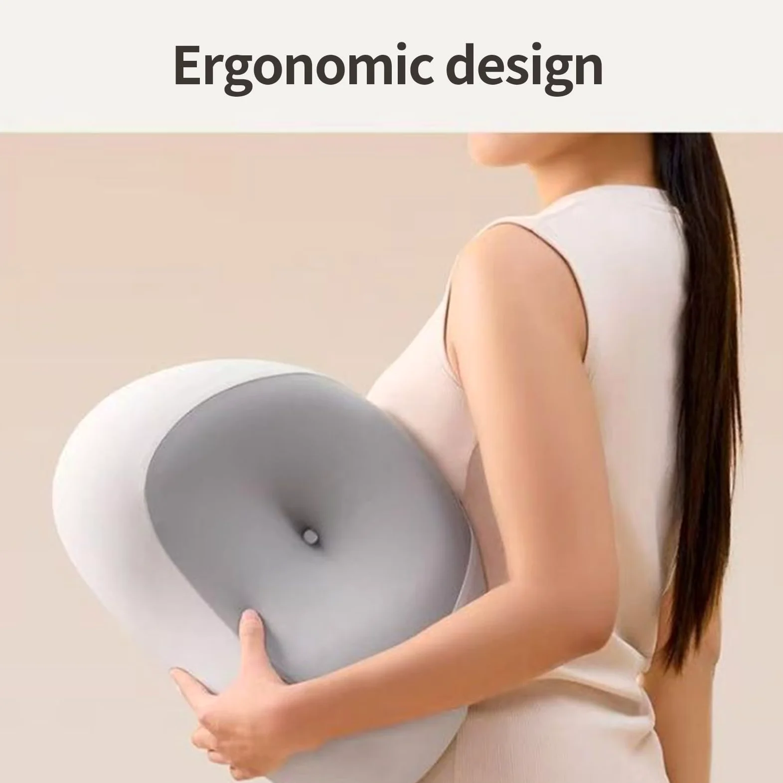 Almohada Cervical De Cuello Cojín Ortopédico Accesorios de Cama para | Almohada de espuma viscoelástica con contorno anatómico cervical Cojín Cama Unisex Abajo Hogar Viaj