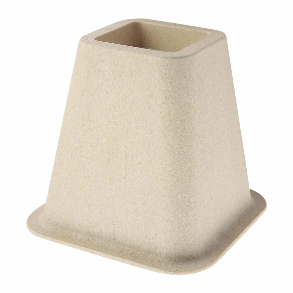 Cocoarm Elevador de Cama 4 Piezas, Elevador de Muebles Resistente, 15 cm de Altura, 16,5 x 15,5 cm