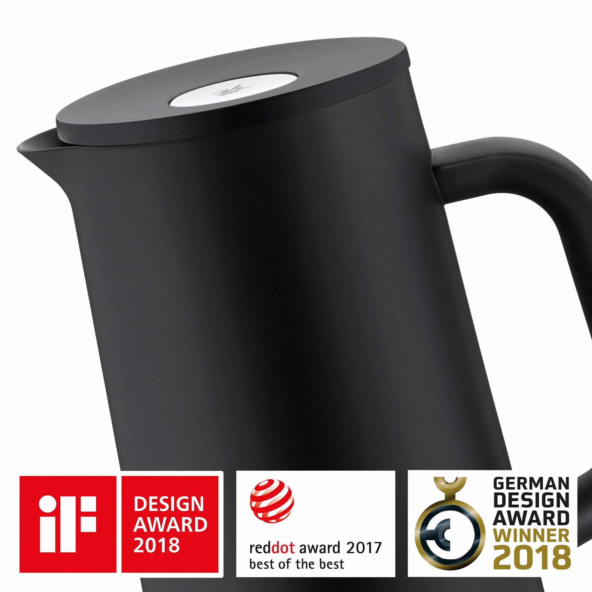 WMF Impulse - Jarra Térmica, 1L; Termo con mantimienot de Calor y frío Color Negro