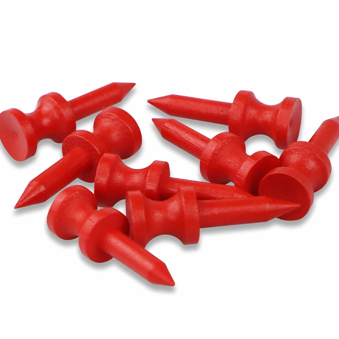 Bamboo Golf Tees 100 Piezas 32mm Rojo