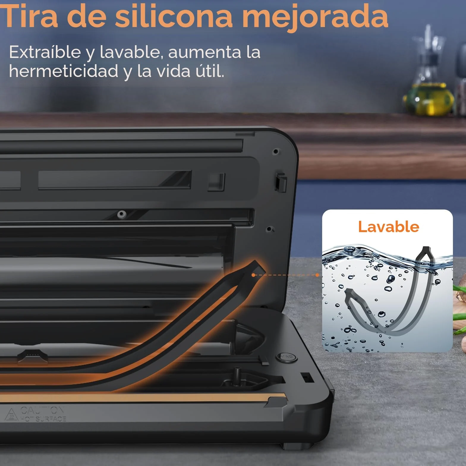 Envasadora al Vacio, 80KPA Domestica 8-EN-1 Maquina Envasar al Vacío Profesional Modos de Alimentos Seco y húmedos, 2 con bolsa enrollable 11 bolsas de vacío y cortador integrad