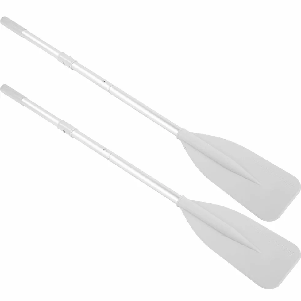 Remos para botes aleación de aluminio 2 piezas Kayak Paddle
